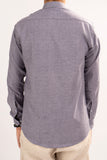 Greyish Blue Full Sleeve Cotton Shirt