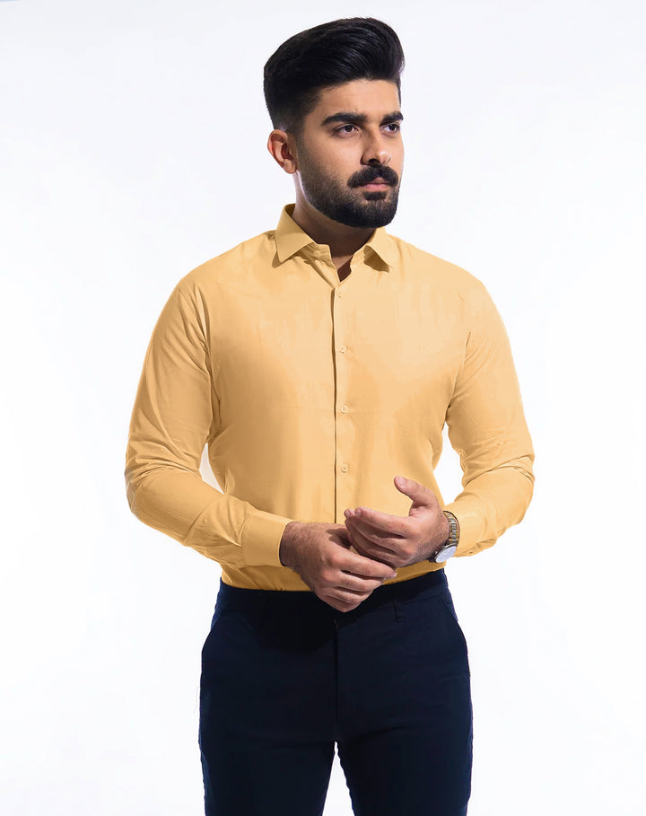 Citrus Yellow Formal Shirt