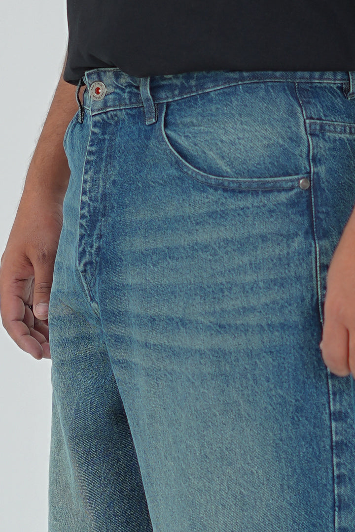Stone Blue Baggy Jeans