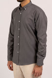 Grey Full Sleeve Cotton Shirt