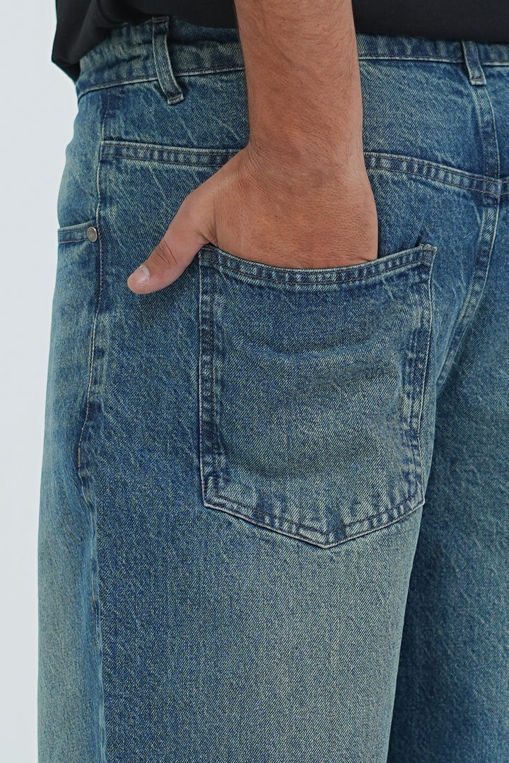 Stone Blue Baggy Jeans