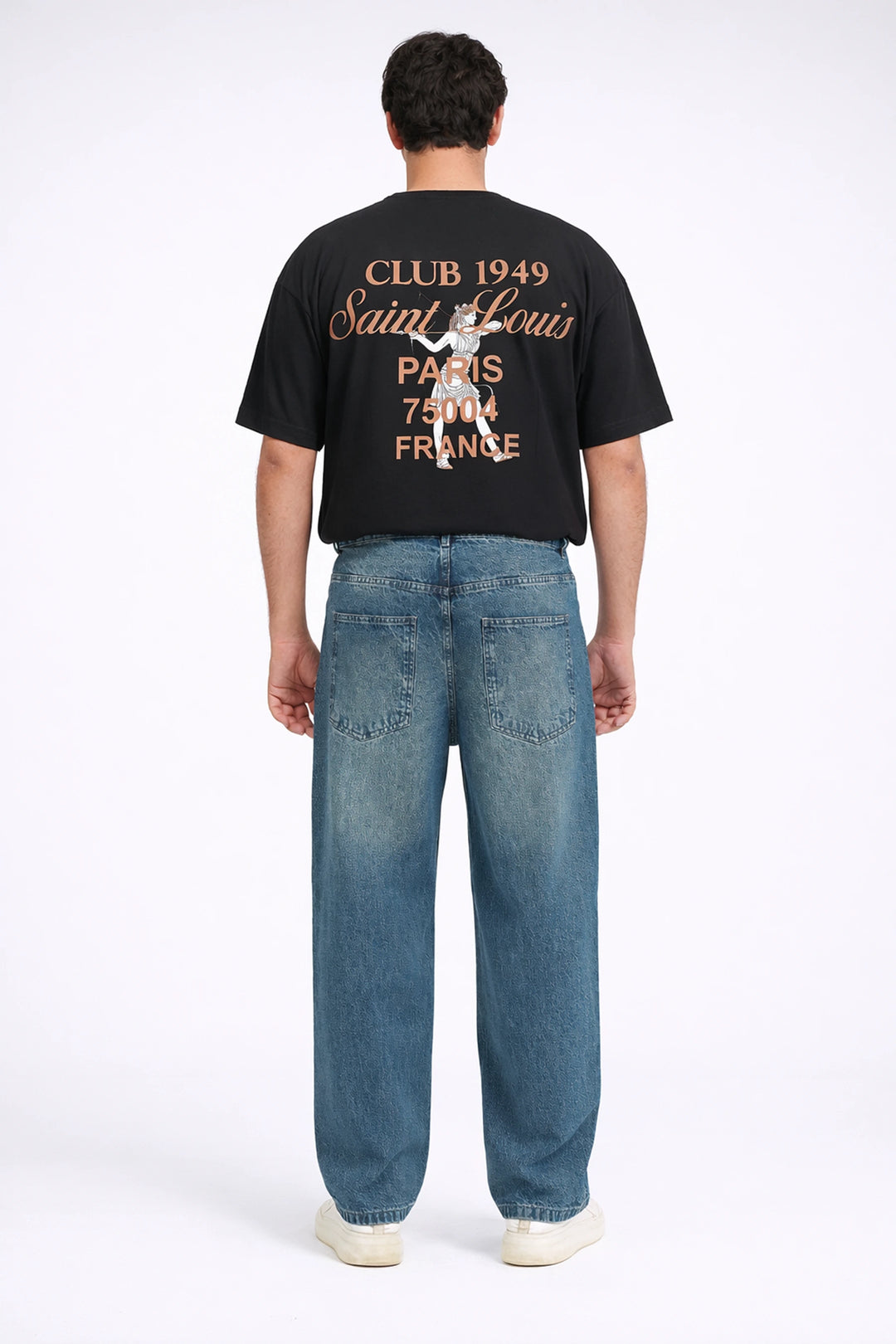 Stone Blue Baggy Jeans