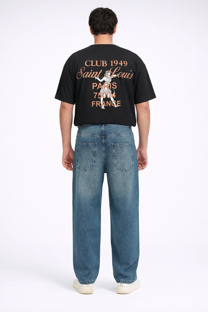 Stone Blue Baggy Jeans