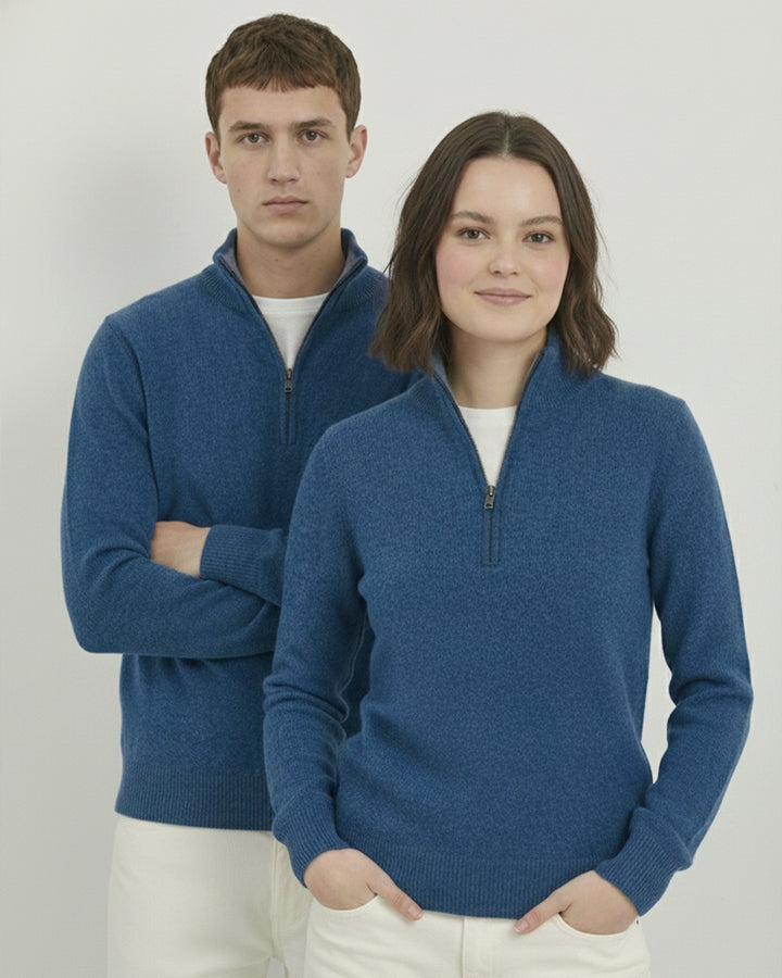 Women's Blue Soft Knit Sweater