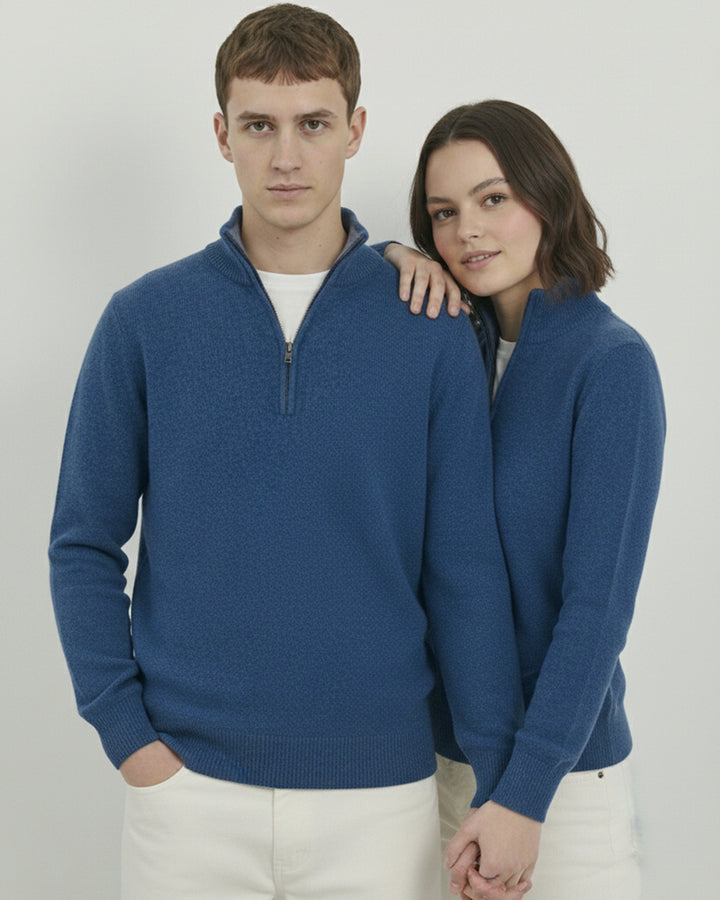 Women's Blue Soft Knit Sweater
