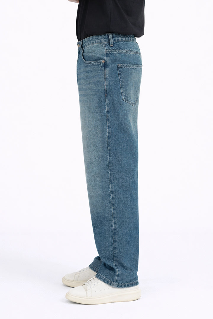 Stone Blue Baggy Jeans