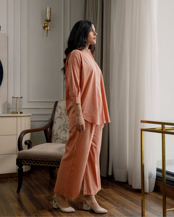 Terracotta Tunic Co-ord Set