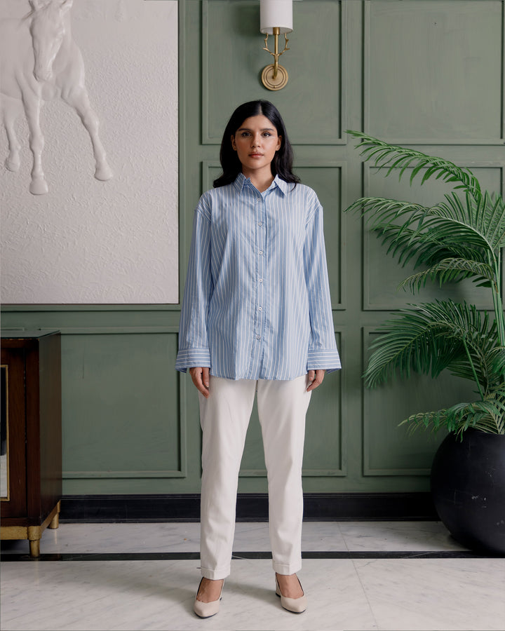Blue Striped Shirt