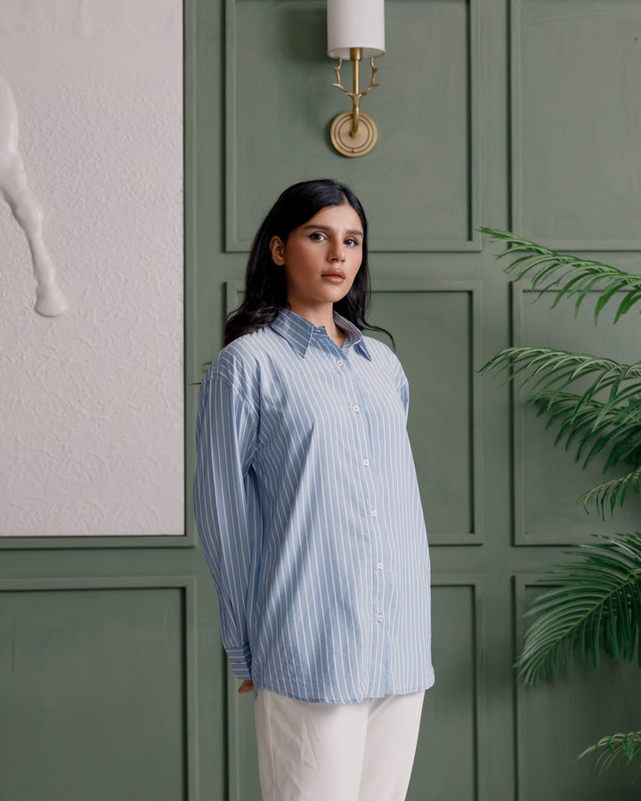 Blue Striped Shirt
