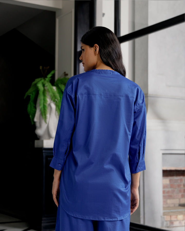Royal Blue Tunic Co-ord Set