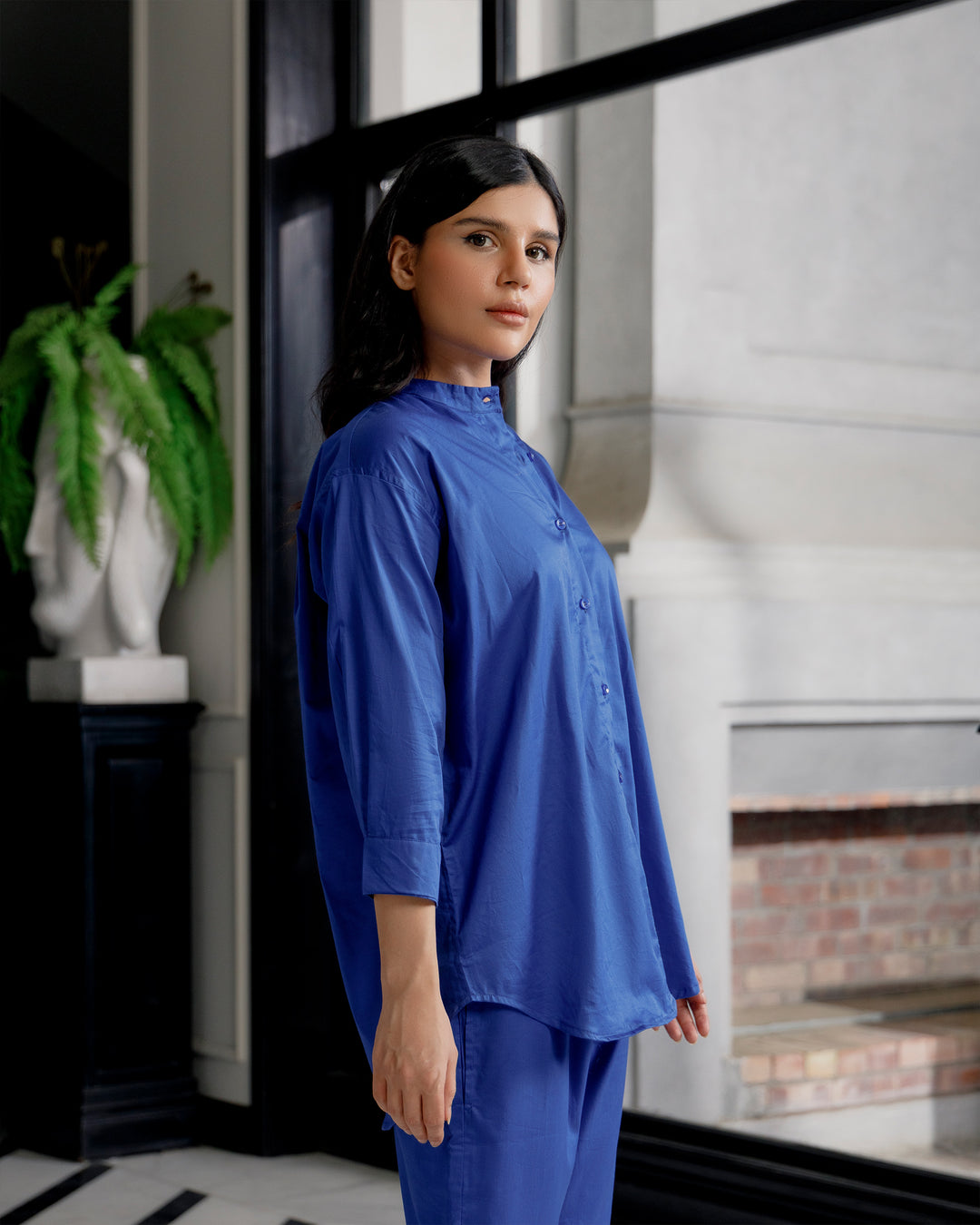 Royal Blue Tunic Co-ord Set