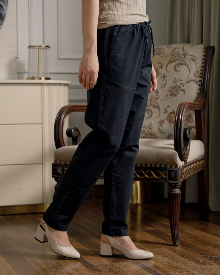 Women's Everyday Black Joggers – Soft Stretch & Relaxed Fit