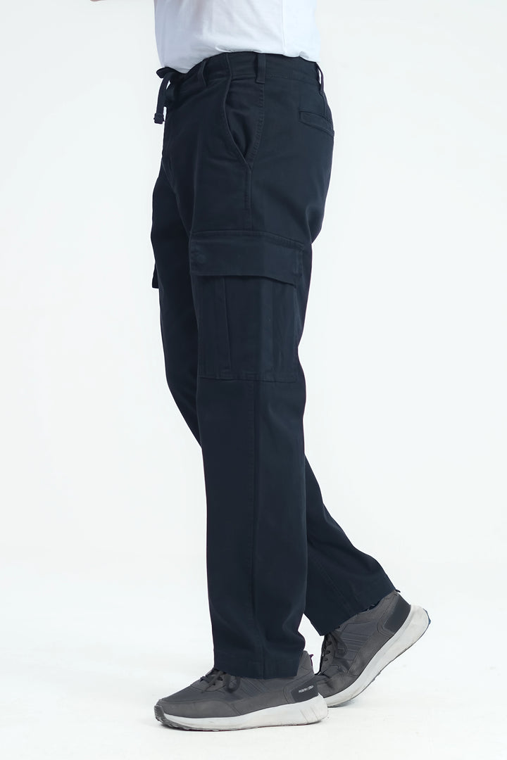 Man Comfort Cargo Pants Black