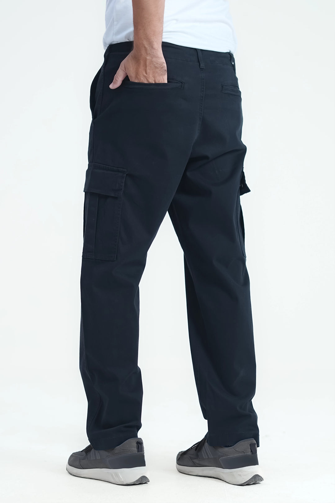 Man Comfort Cargo Pants Black