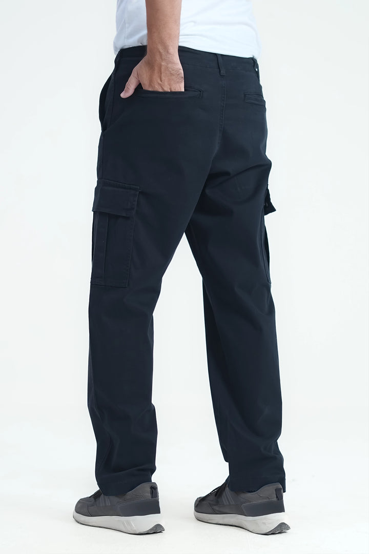 Man Comfort Cargo Pants Black