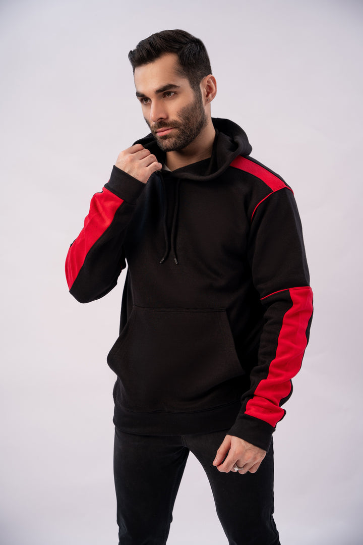 Black and Red Hoodie