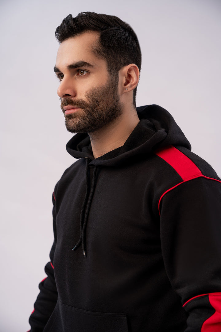 Black and Red Hoodie