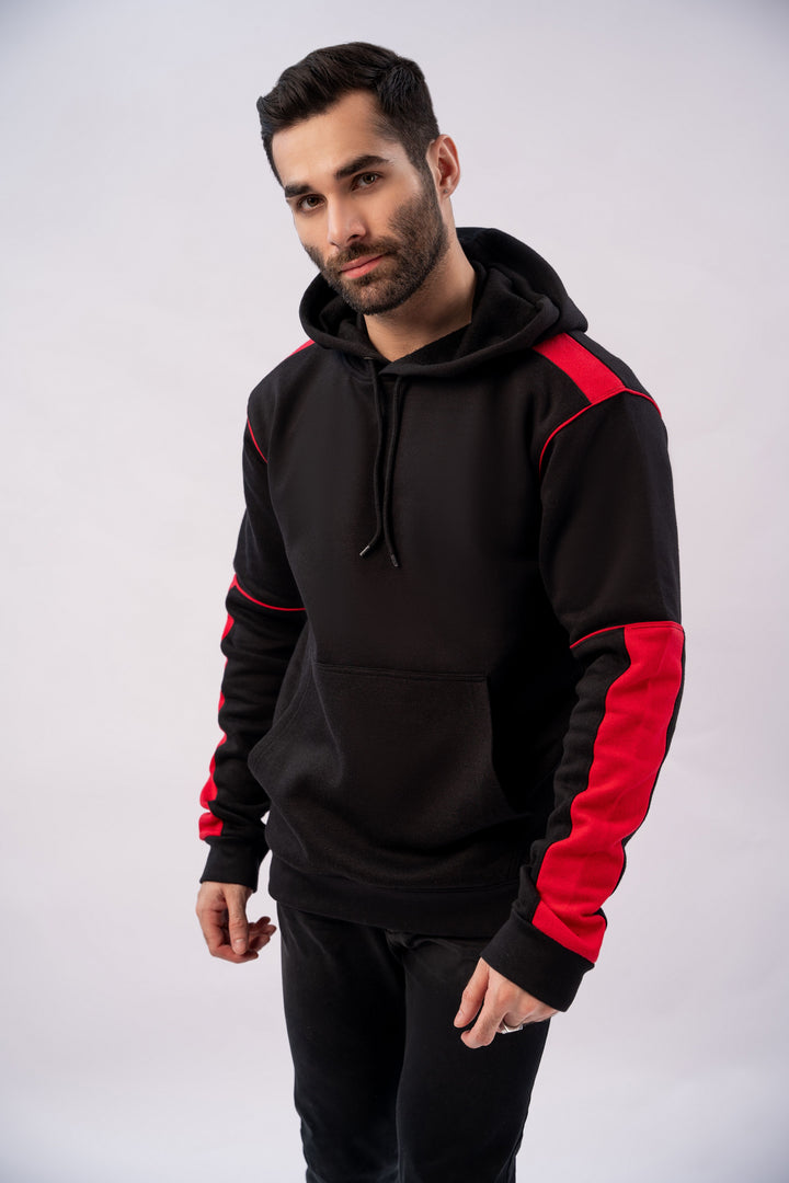 Black and Red Hoodie