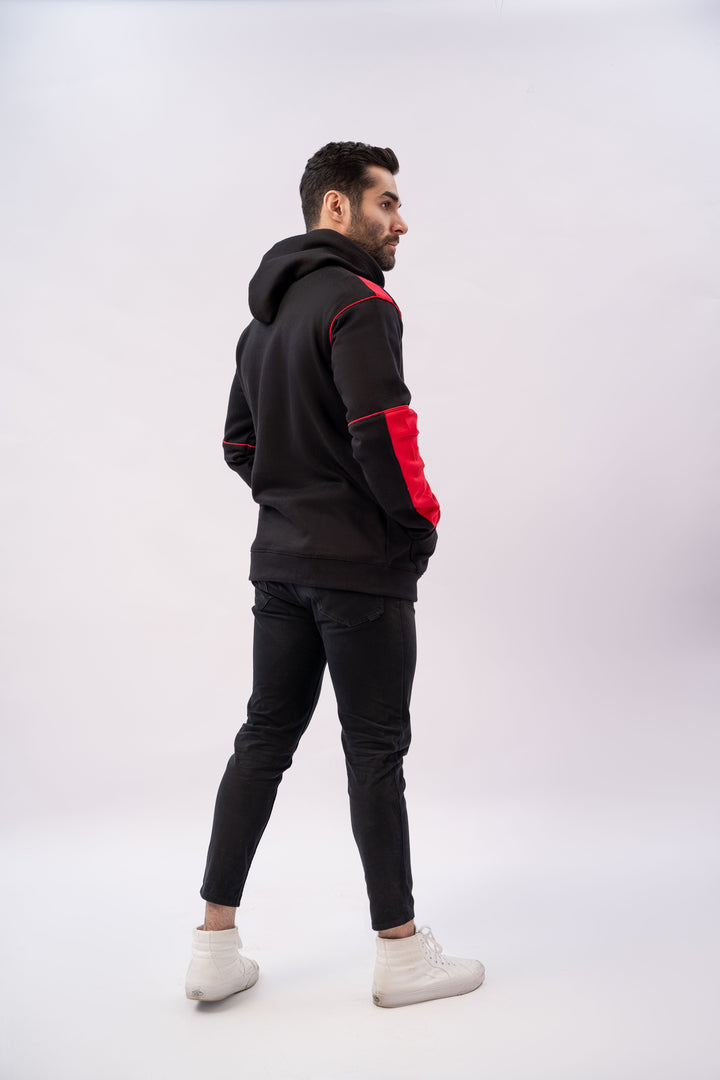 Black and Red Hoodie