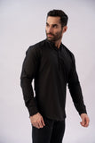 Black Shirt Kurta Style