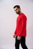 Red V-Neck T-shirt