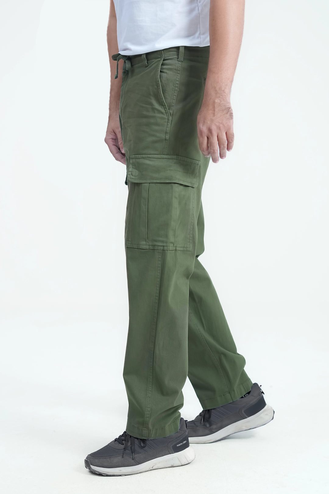 Man Comfort Cargo Pants Olive Green