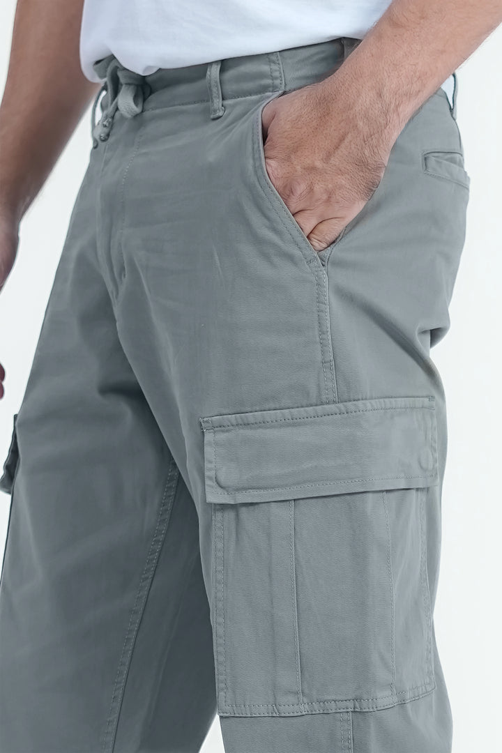 Man Comfort Cargo Pants Grey