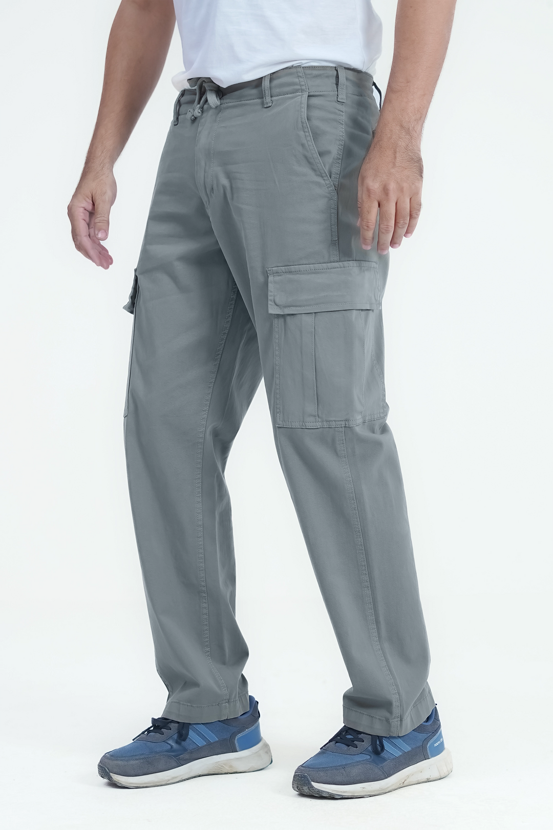 Man Comfort Cargo Pants Grey