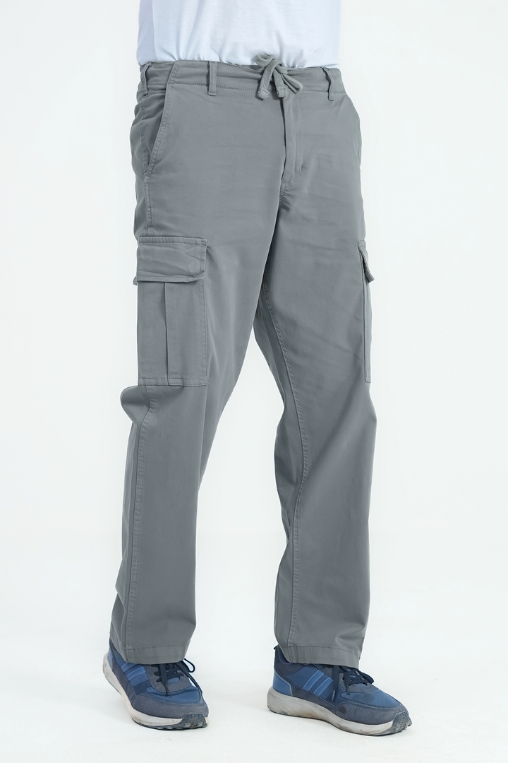 Man Comfort Cargo Pants Grey