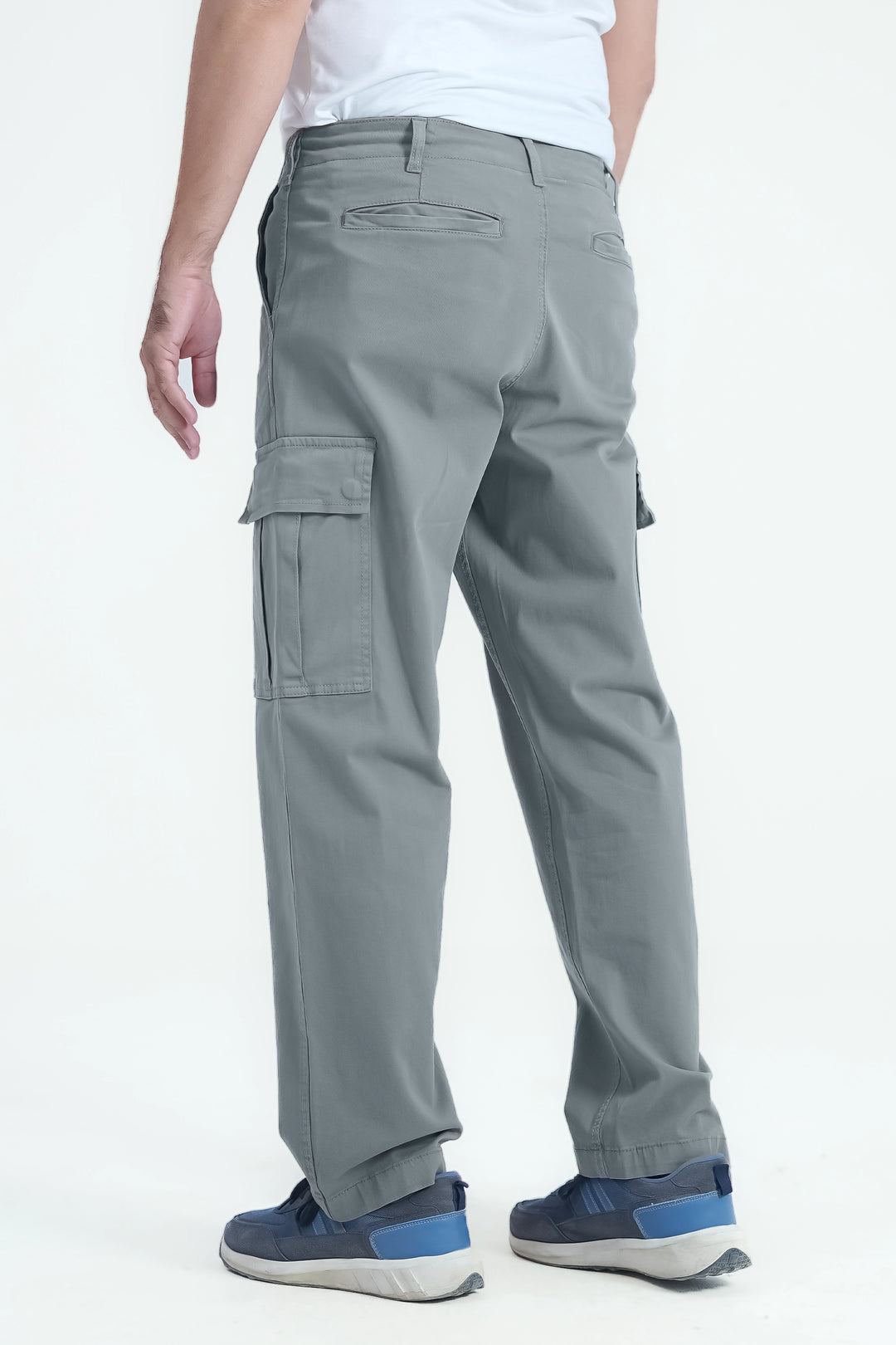 Man Comfort Cargo Pants Grey