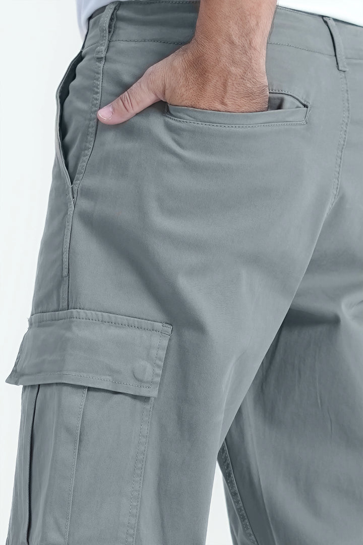 Man Comfort Cargo Pants Grey