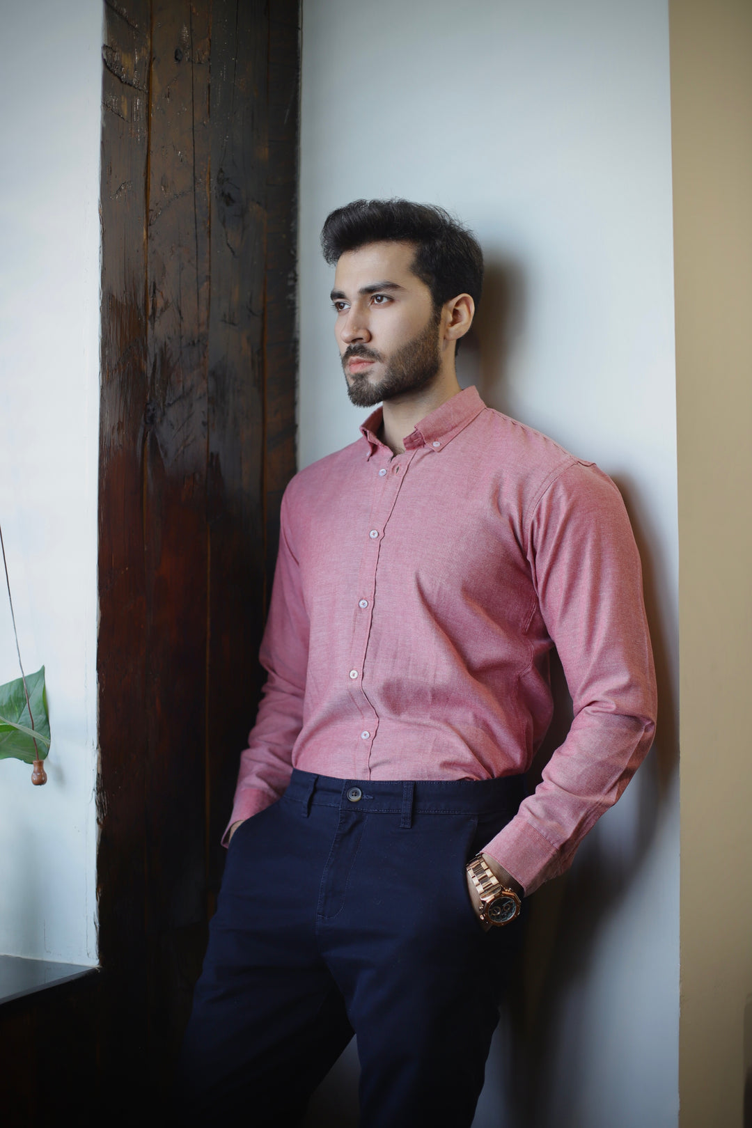 Pink Cotton Shirt