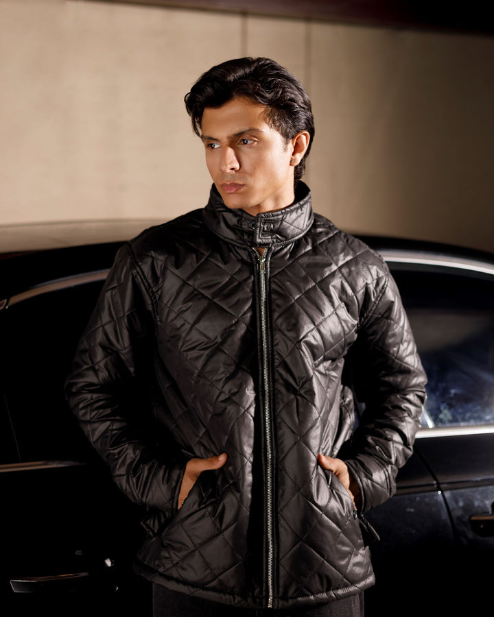 Black Quilted Jacket