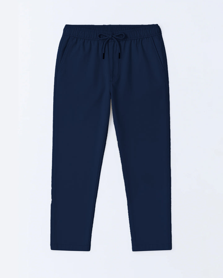 Everyday Navy Joggers – Soft Stretch & Relaxed Fit