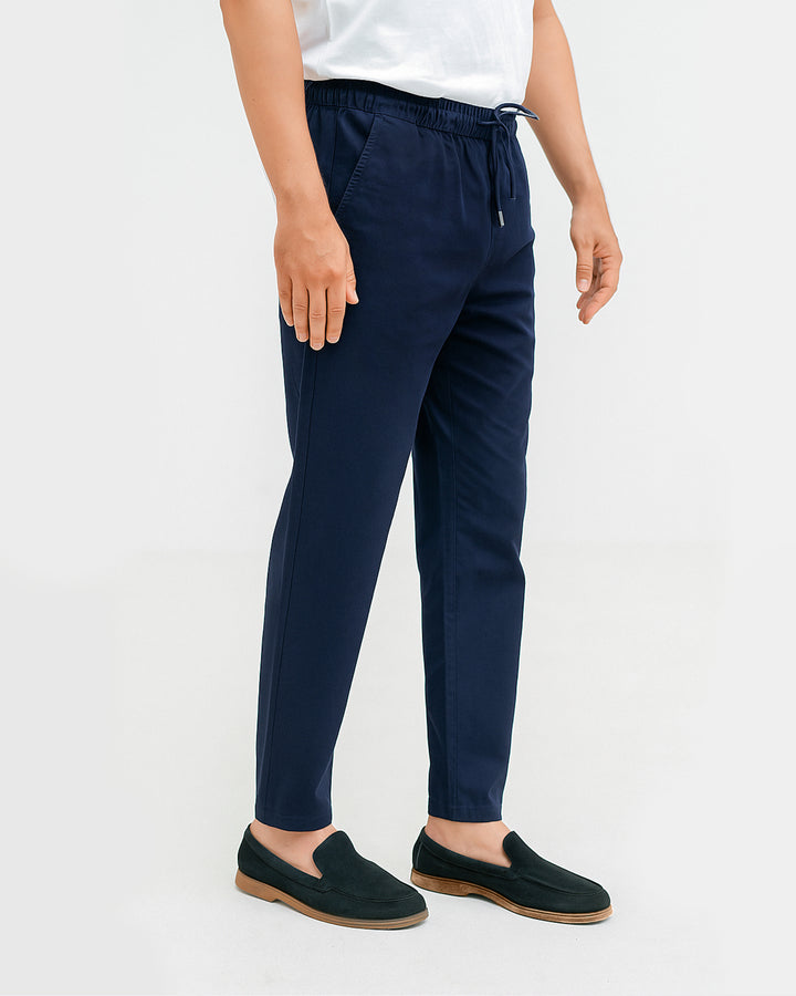 Everyday Navy Joggers – Soft Stretch & Relaxed Fit