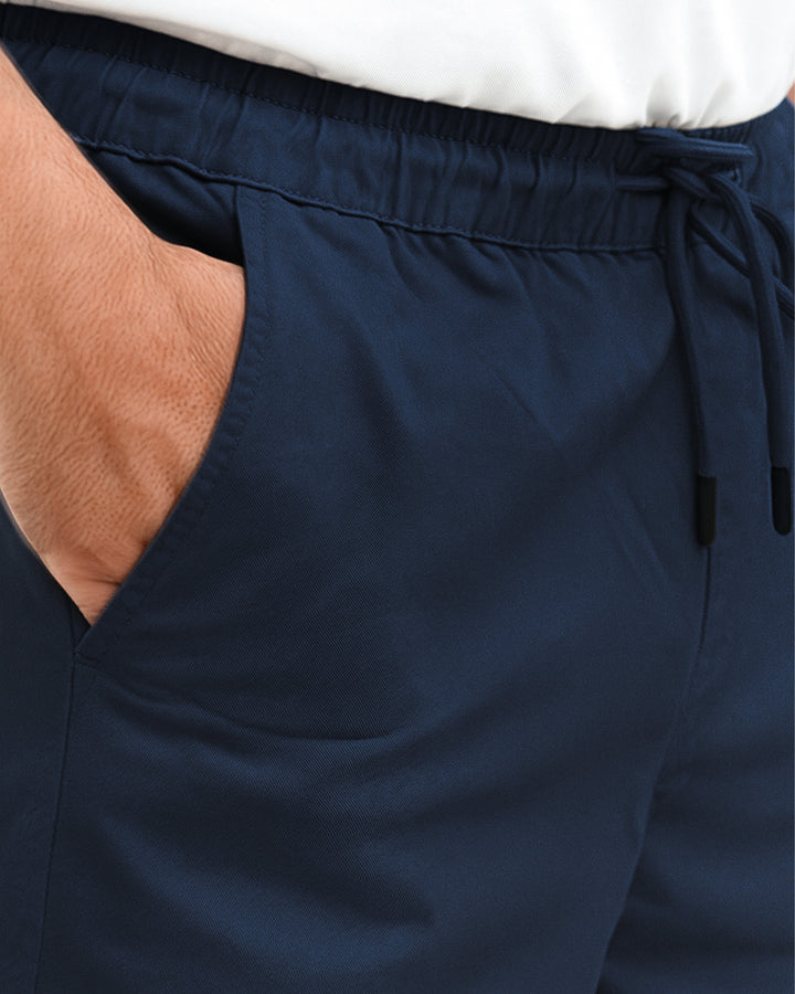 Everyday Navy Joggers – Soft Stretch & Relaxed Fit