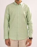 Green Full Sleeve Cotton Shirt