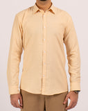 Lemon Yellow Full Sleeve Cotton Shirt
