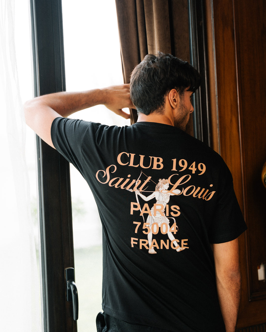 Black Saint Louis Oversized T-shirt