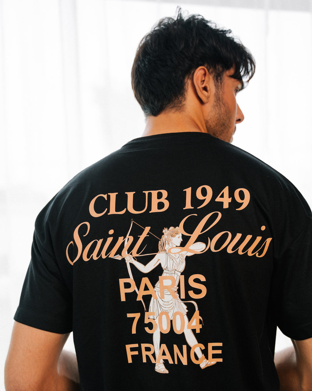 Black Saint Louis Oversized T-shirt