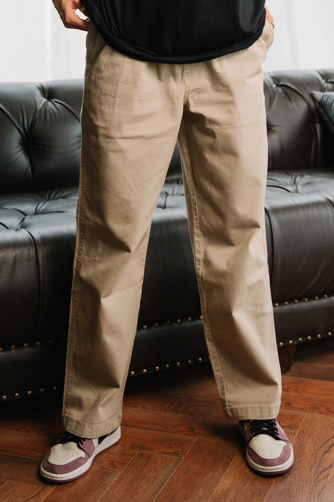 Beige Baggy Jogger Pants UNISEX – Oxford Republic