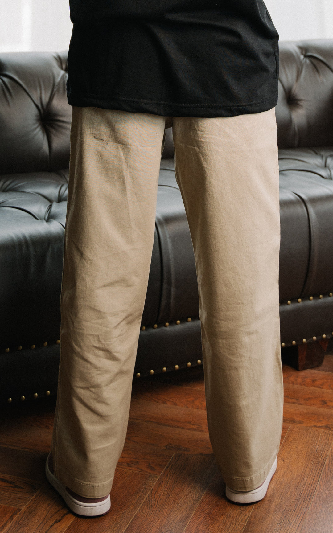 Beige Baggy Jogger Pants UNISEX