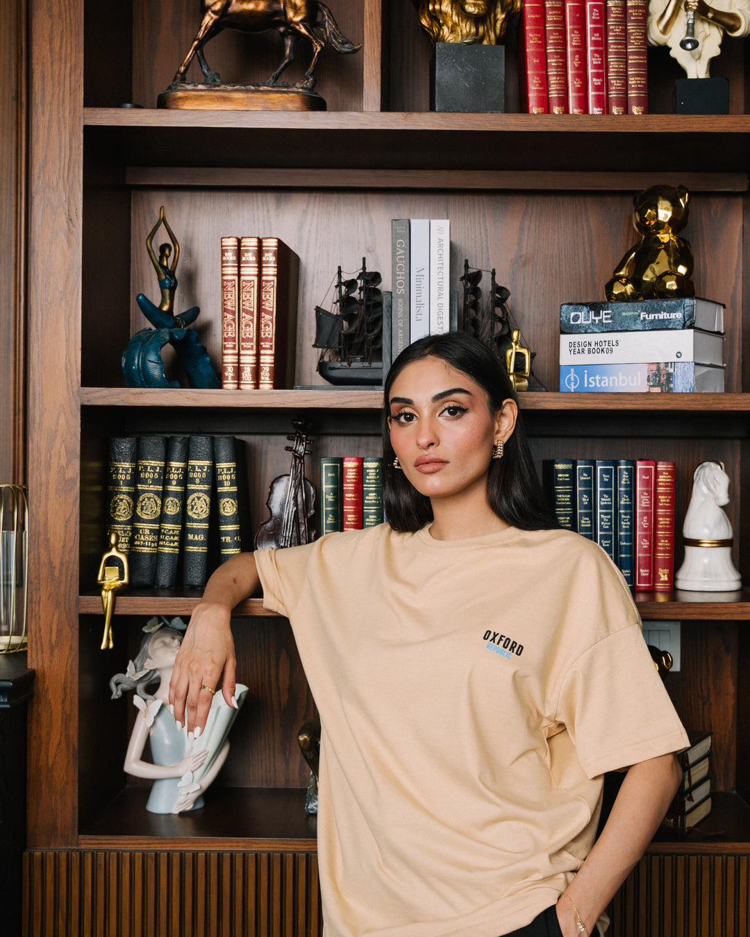 Beige Monte Carlo Oversized T-shirt