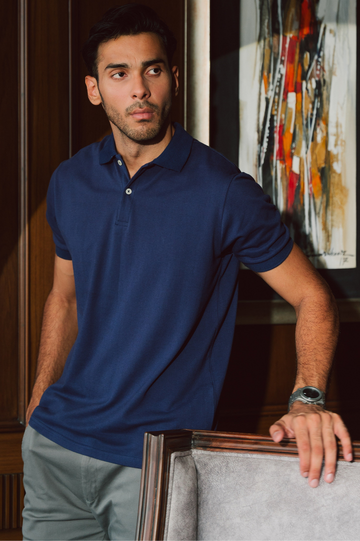 Navy Blue Polo