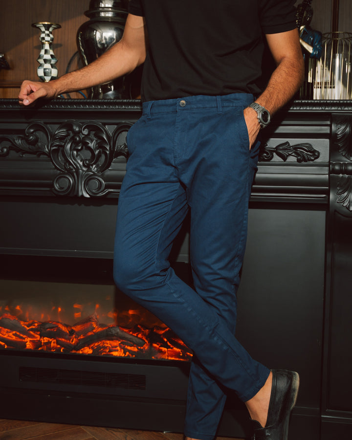 Navy Blue Chino Pants