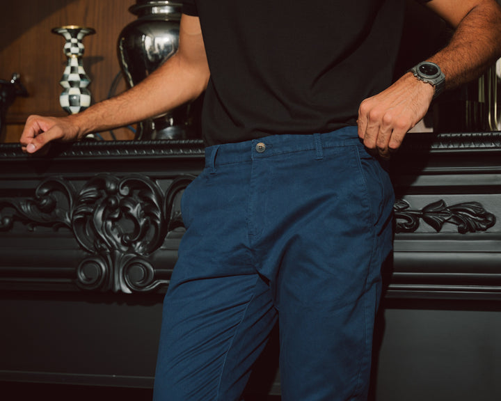 Navy Blue Chino Pants