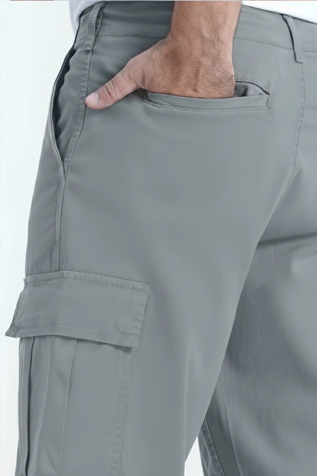 Man Comfort Cargo Jogger Grey