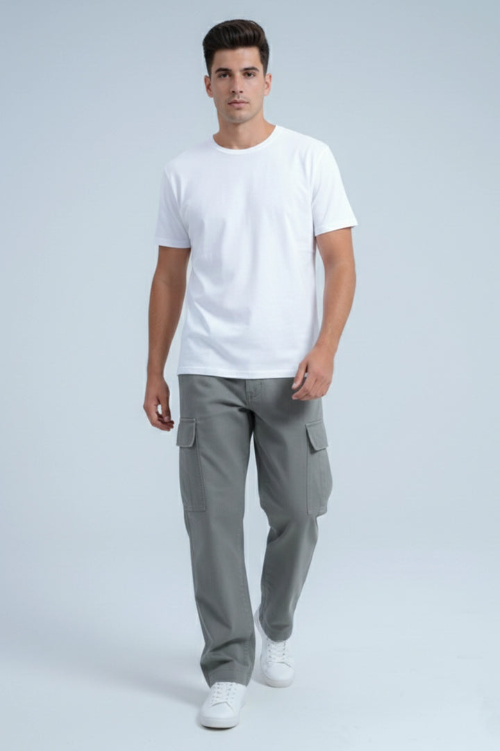 Man Comfort Cargo Jogger Grey
