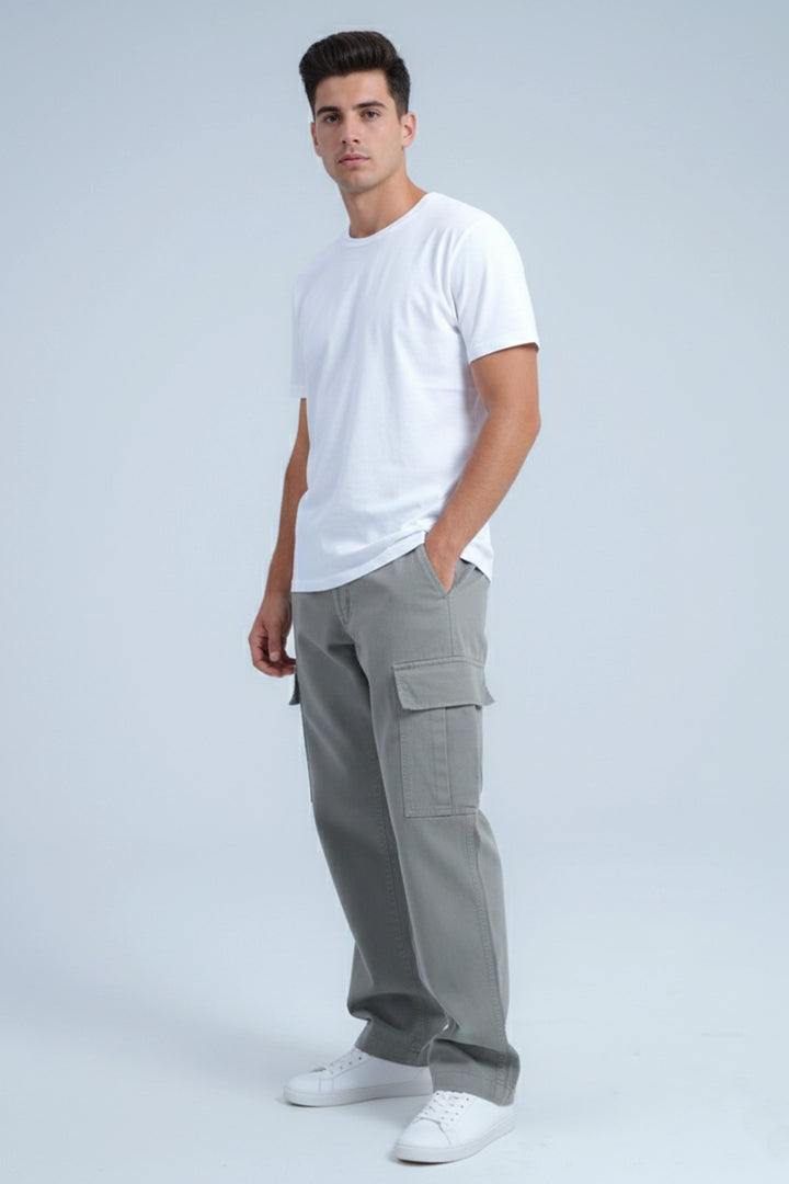 Man Comfort Cargo Jogger Grey