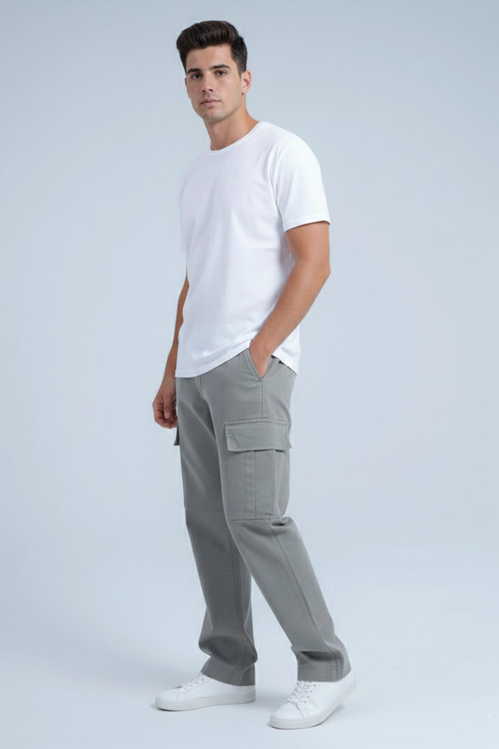 Man Comfort Cargo Jogger Grey